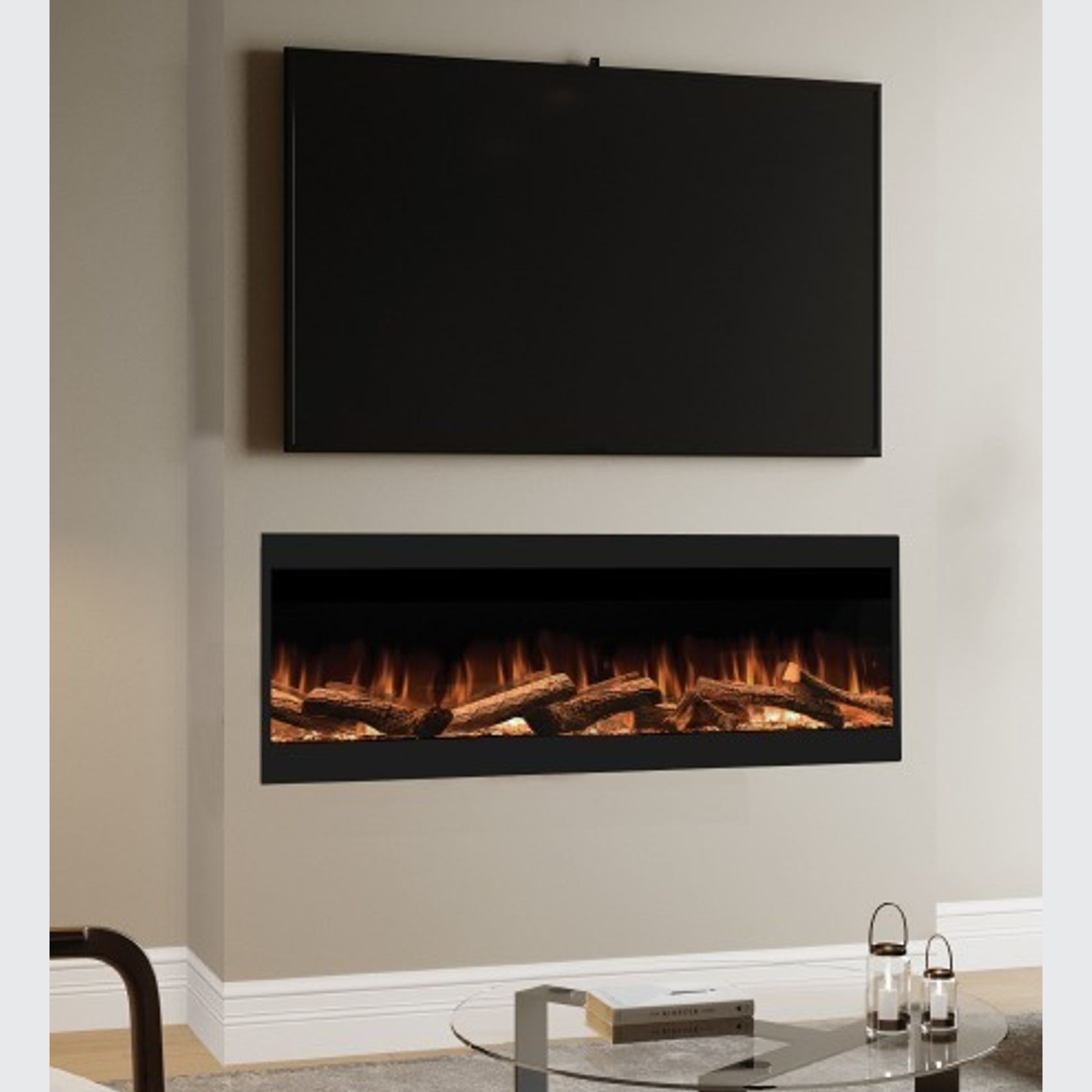 Evonic Volante 1500 Black Edition Electric Fireplace gallery detail image