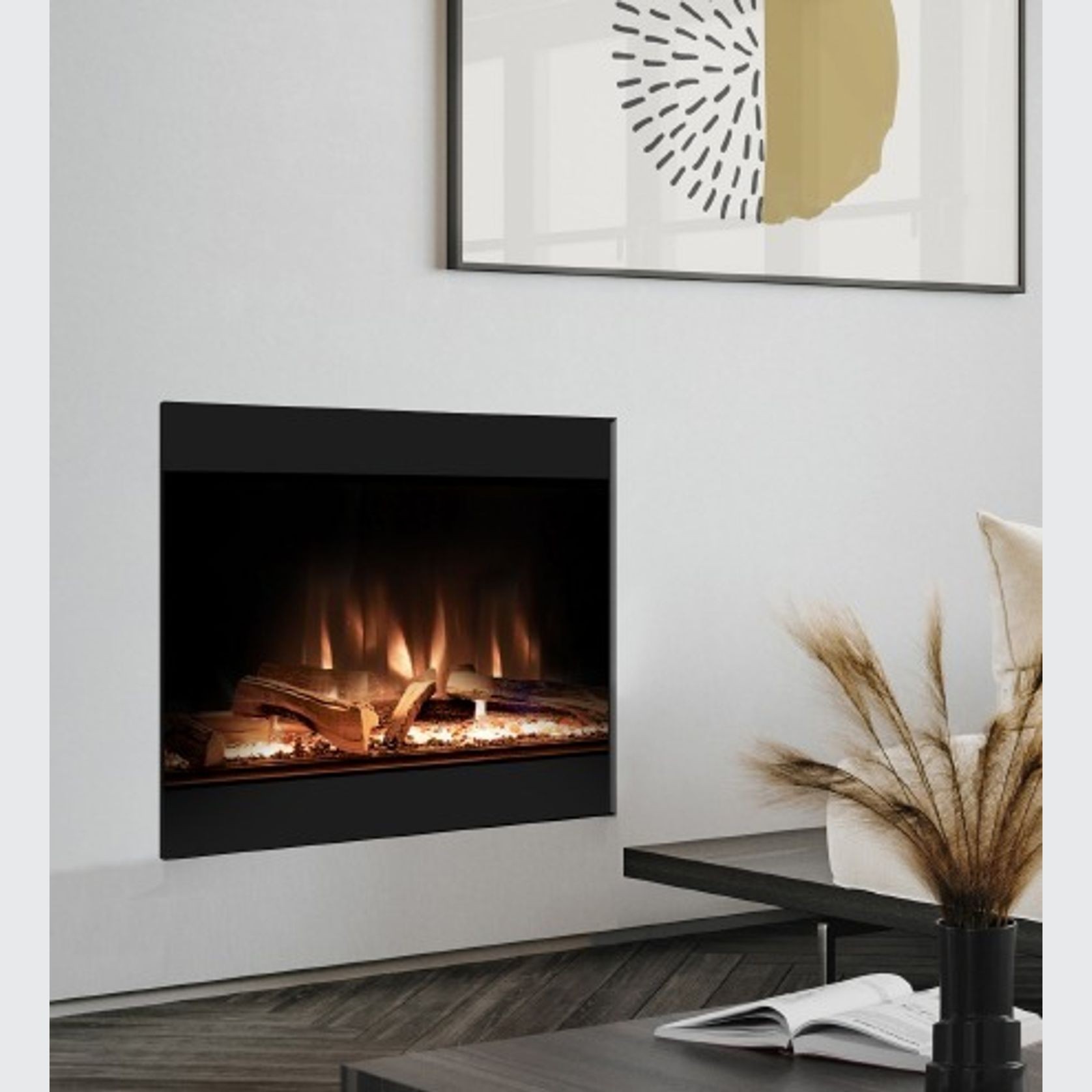 Evonic Volante 800T Black Edition Electric Fireplace gallery detail image
