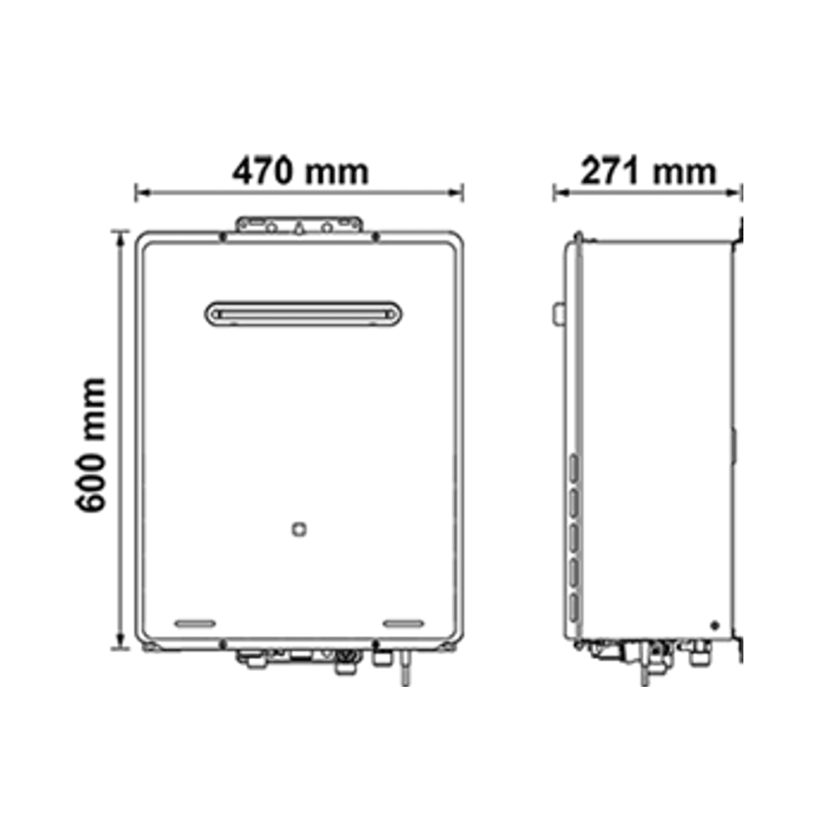 Rinnai INFINITY® HD56kWe Commercial Water Heater gallery detail image