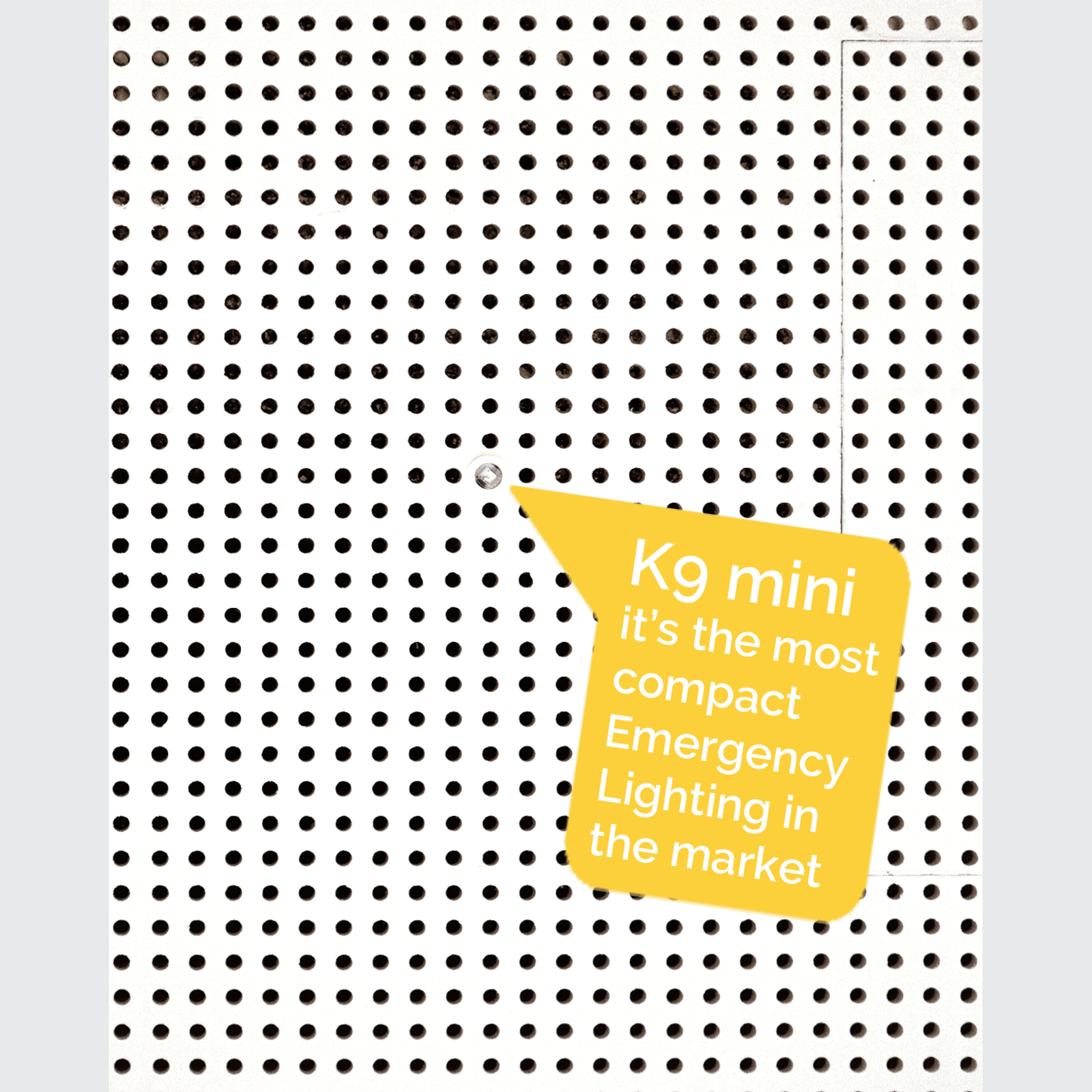 K9 Mini - smallest Emergency Light gallery detail image