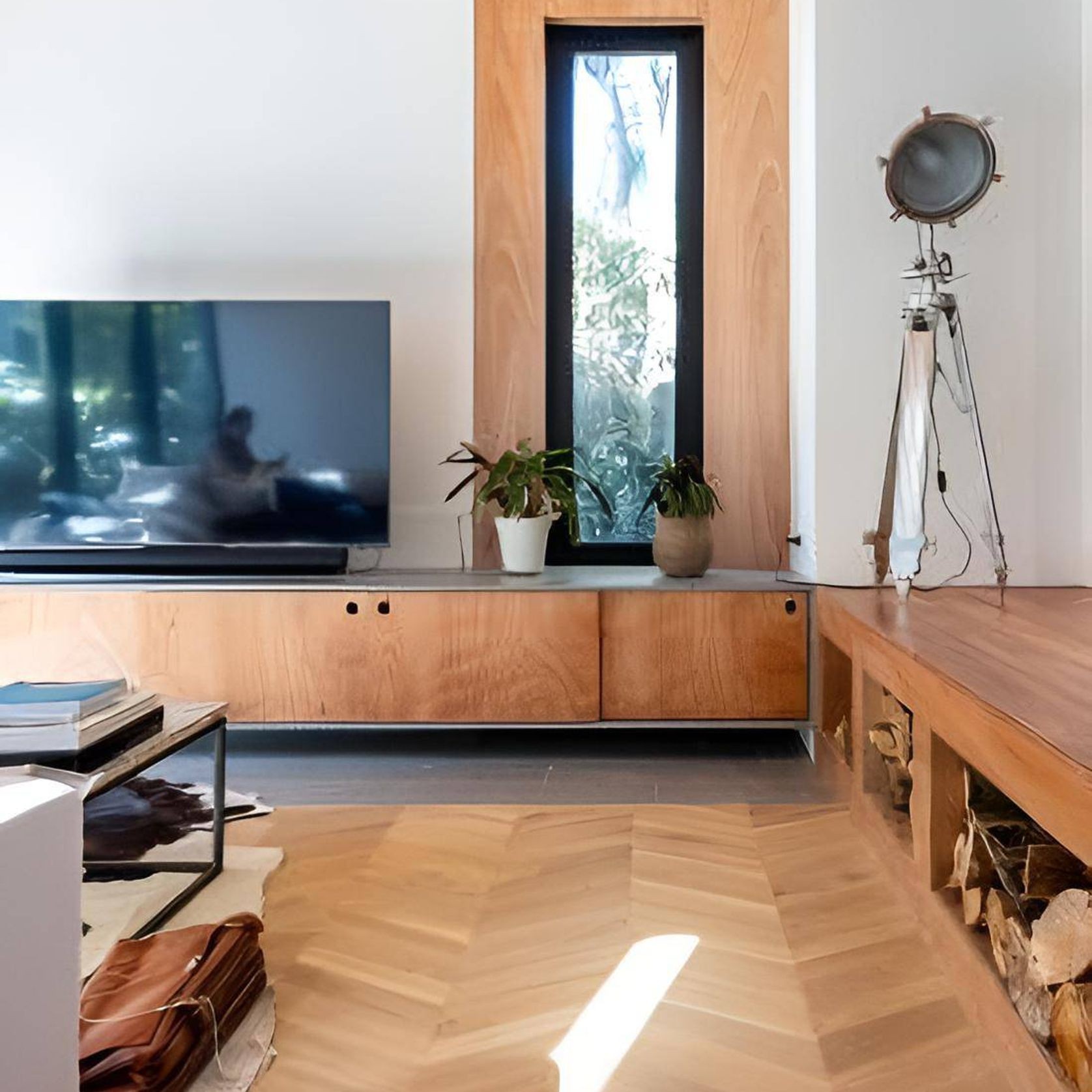 Mod Hardwood Core TV CUPBOARD gallery detail image