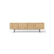 Linea 200cm TV Entertainment Unit | Natural Oak gallery detail image