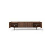 Linea 200cm TV Entertainment Unit | Light Walnut gallery detail image