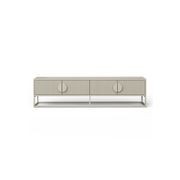 Braxton Ripple Slatted TV Entertainment Unit | 180cm | Putty gallery detail image