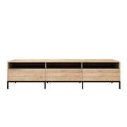 Ethnicraft | Oak Ligna TV Cupboard Black Frame gallery detail image