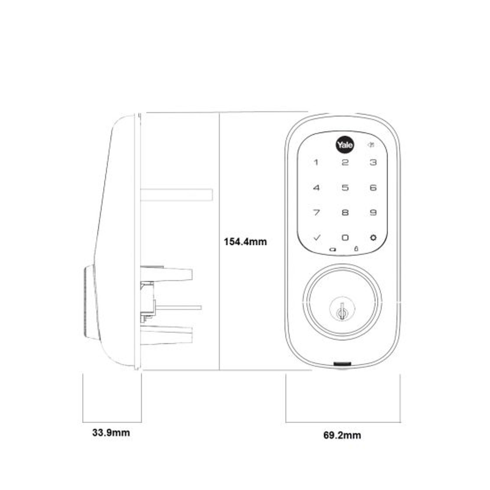 Yale Assure Lock Deadbolt Keyed gallery detail image