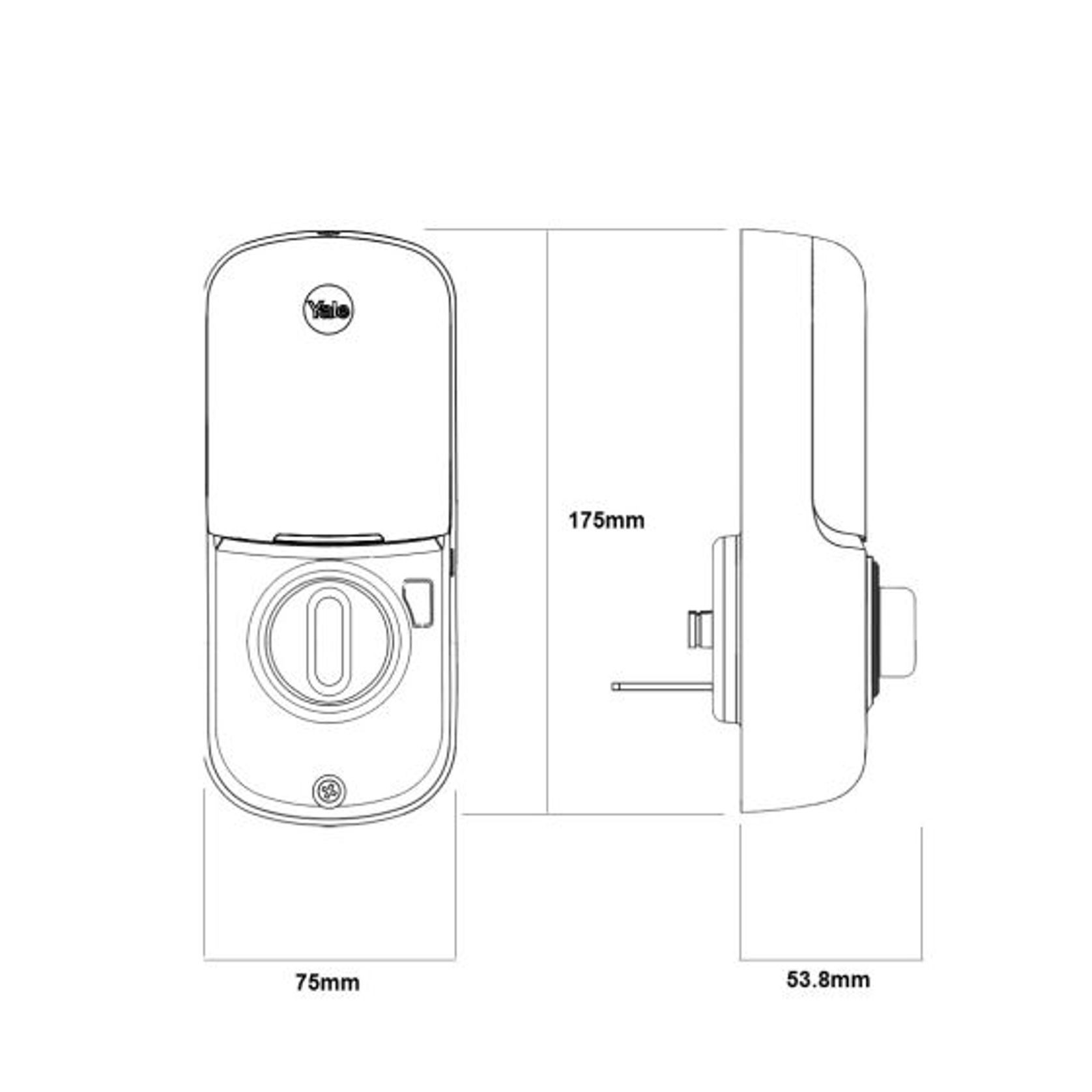 Yale Assure Lock Deadbolt Keyed gallery detail image