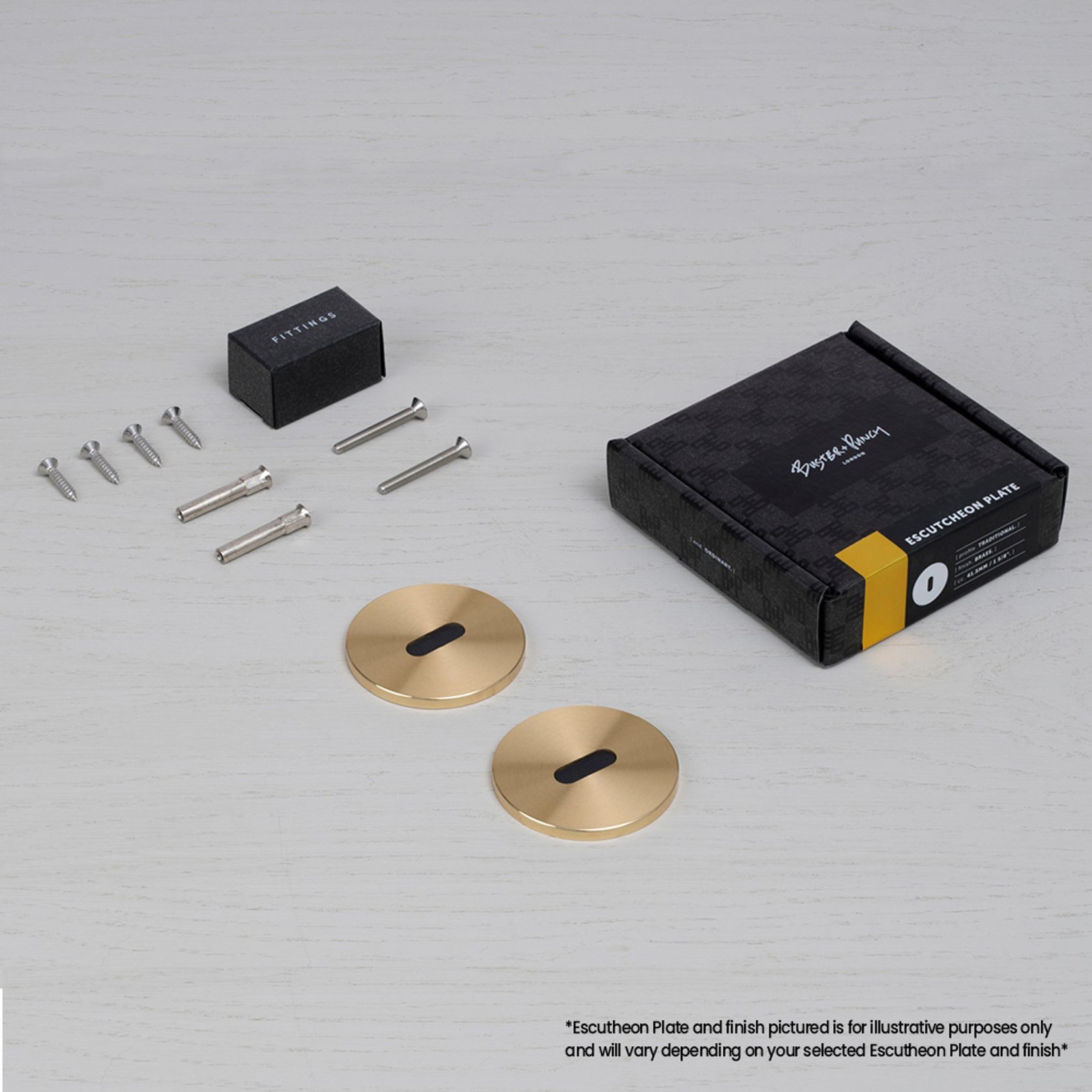 Buster and Punch Escutcheon Plate Traditional Profile gallery detail image