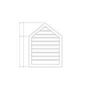 Craftbuilt Shutters | Louvres gallery detail image