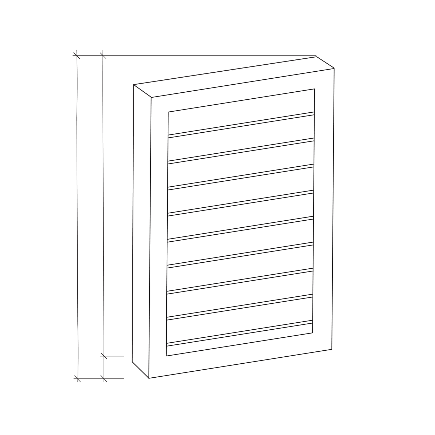 Ventilated Rectangle Louvre gallery detail image