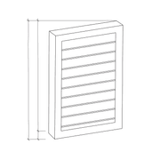 Ventilated Rectangle Louvre gallery detail image