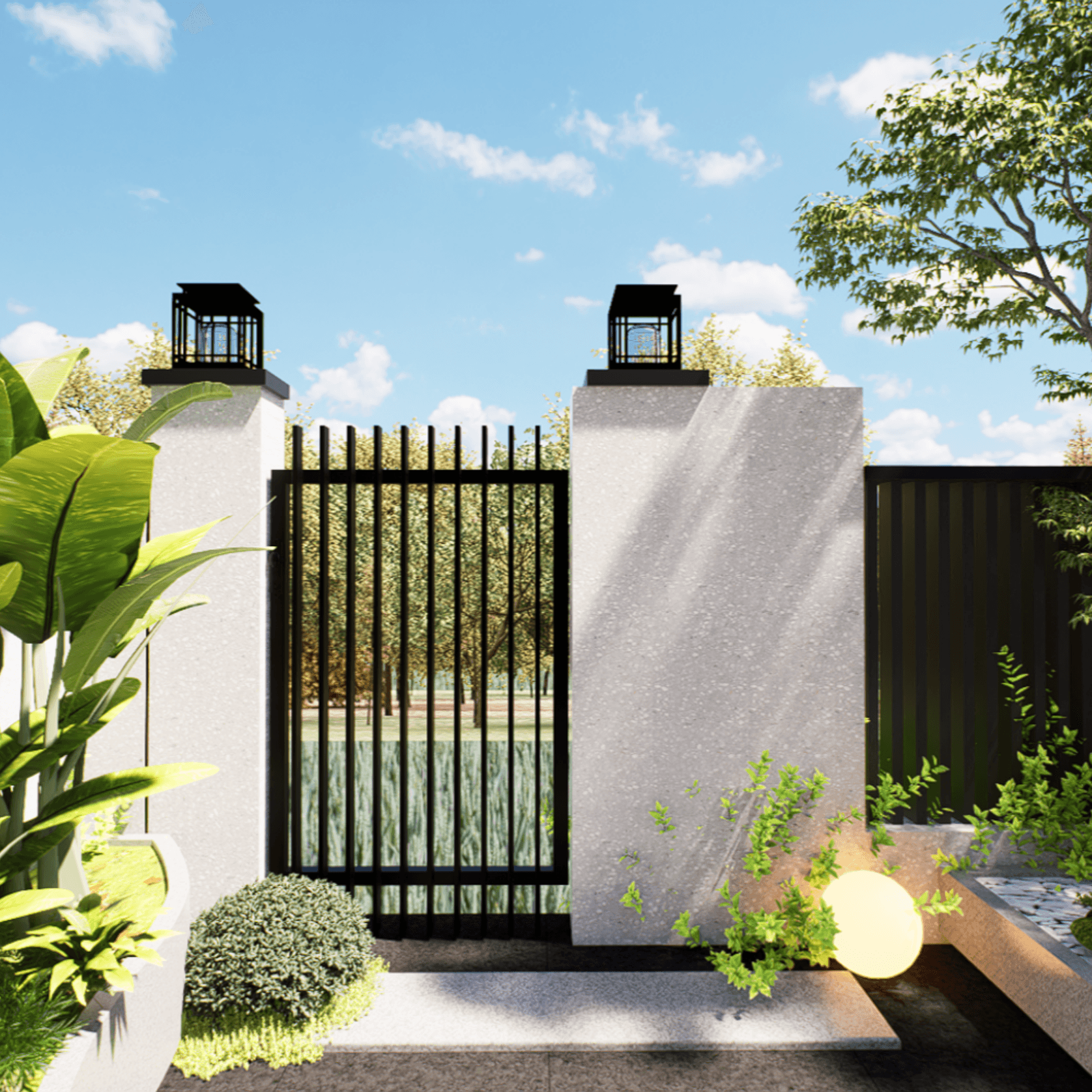 Aluminium Blade Gate gallery detail image