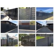 Aluminium Slat Privacy Fence Panel - Horizontal gallery detail image