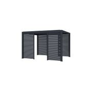 Baltic Freestanding Pergola Slatted Privacy Wall gallery detail image