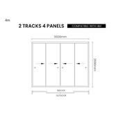 Glass Sliding Door For Waihi & Hahei Pergola gallery detail image