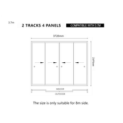 Glass Sliding Door For Waihi & Hahei Pergola gallery detail image