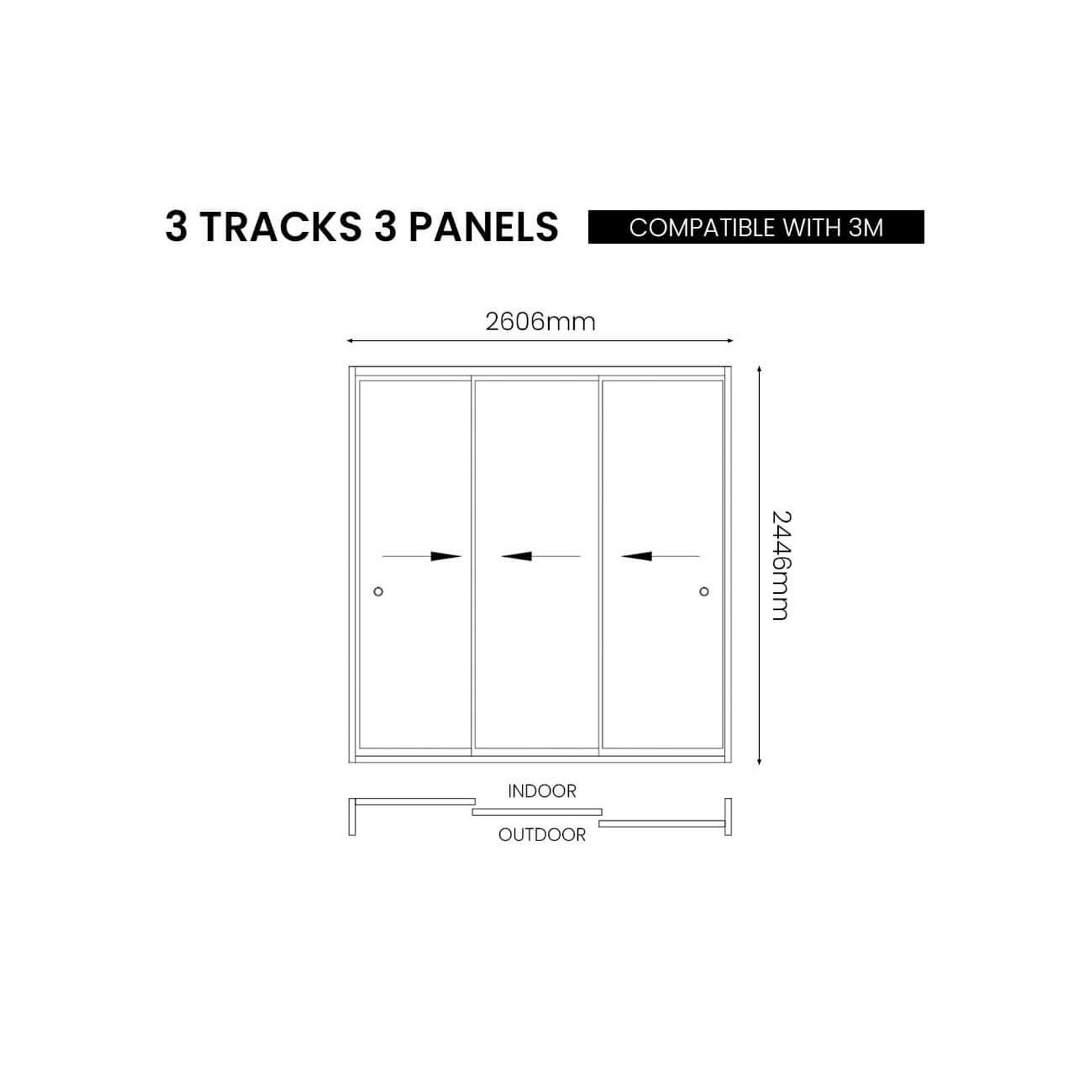 Glass Sliding Door For Caribbean Wall Mounted Pergola gallery detail image