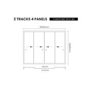 Glass Sliding Door For Caribbean Wall Mounted Pergola gallery detail image