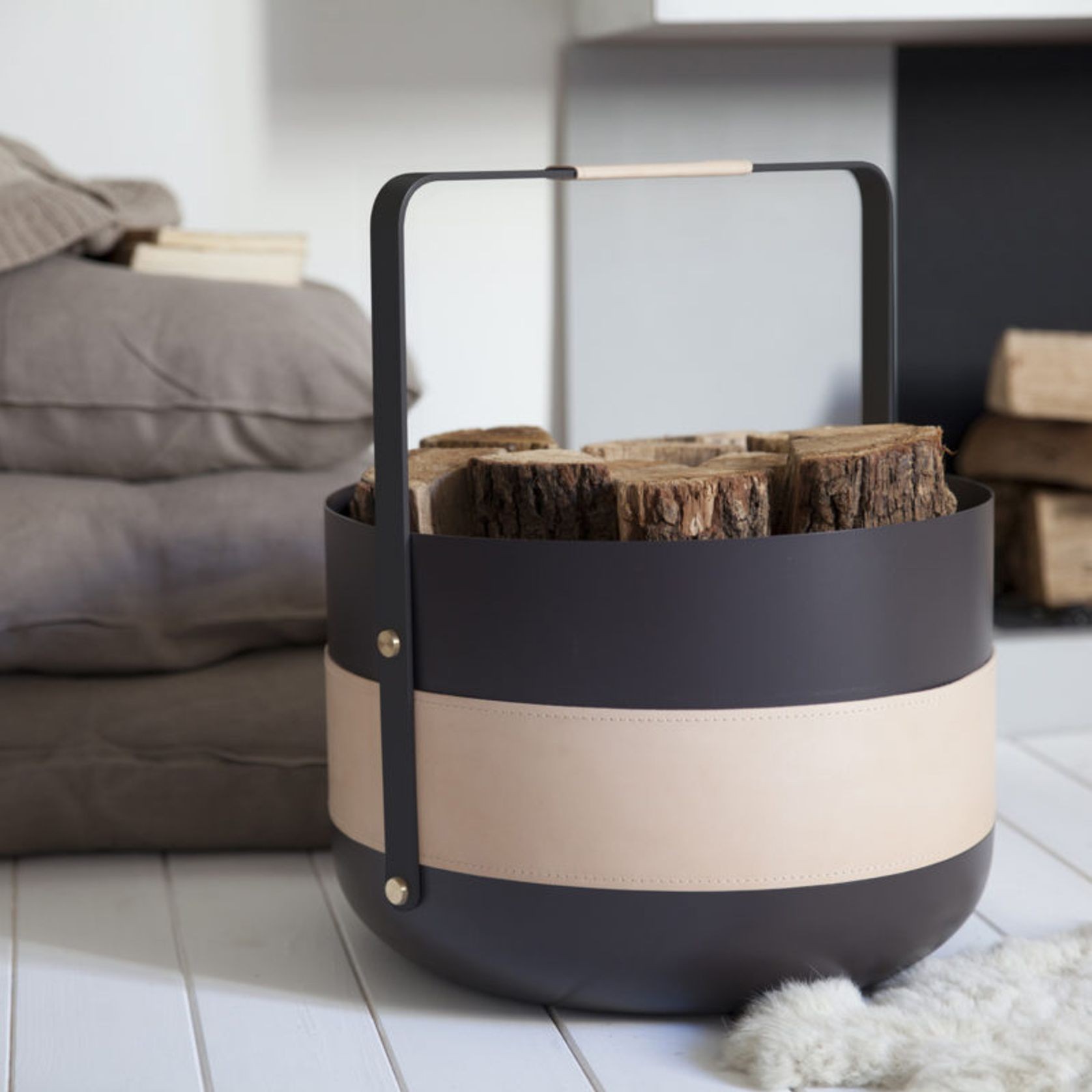 Eldvarm - Wood Basket Log Storage gallery detail image