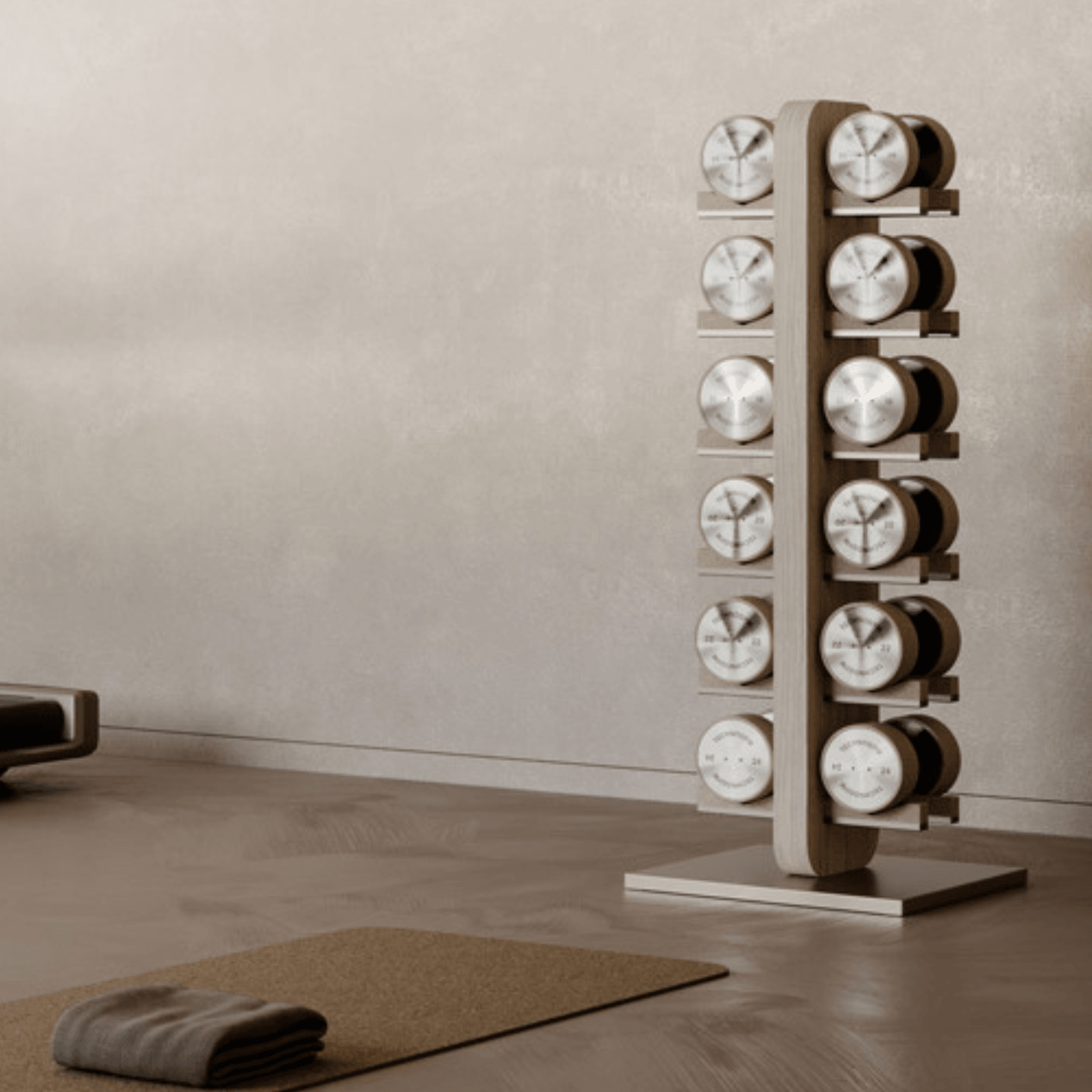 Luxury Dumbbells Personal - Sand Stone gallery detail image