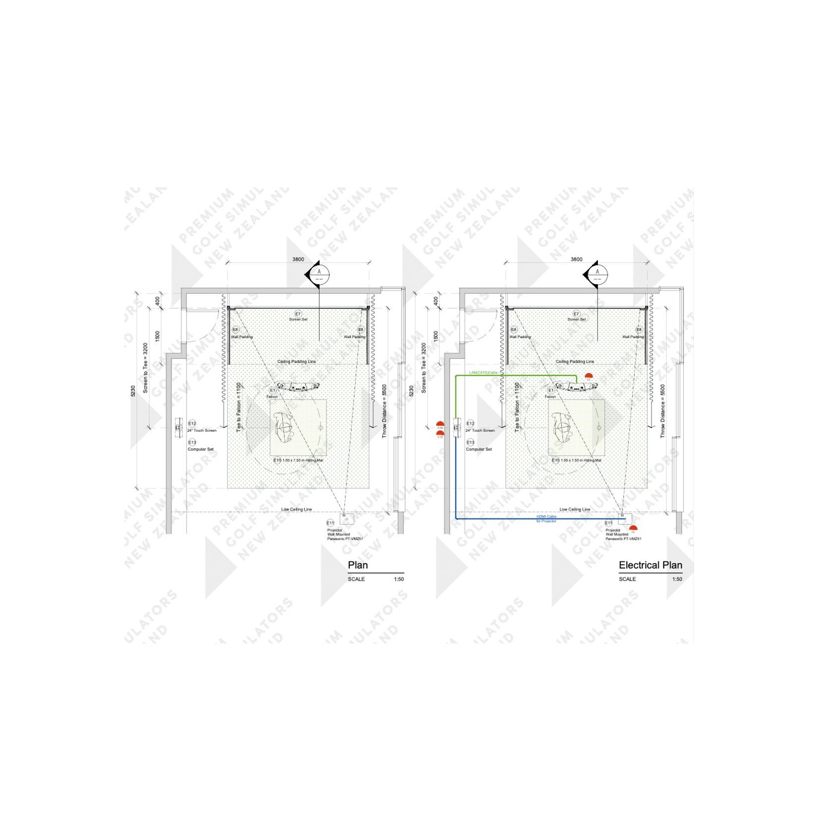 Custom Golf Simulator gallery detail image