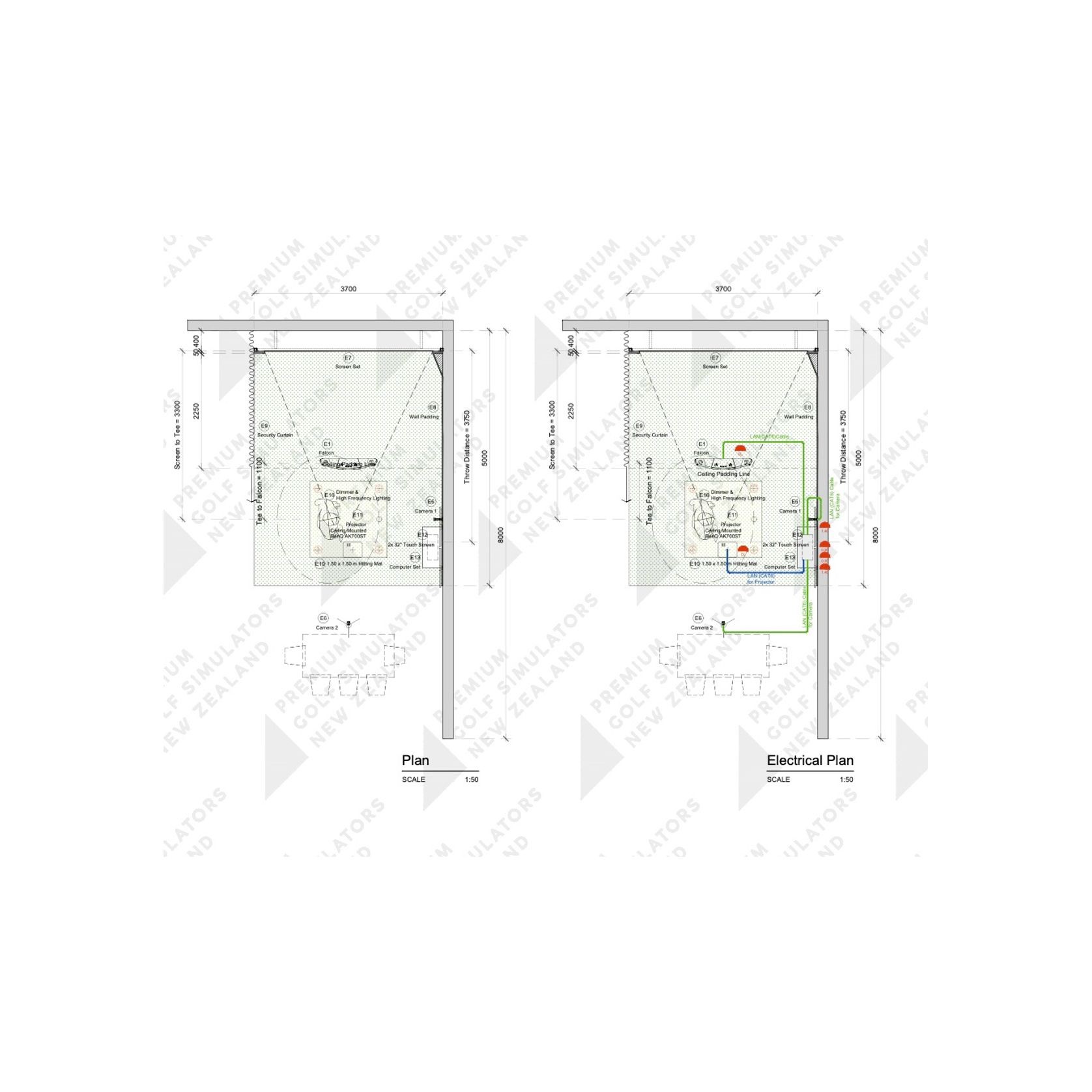 Custom Golf Simulator gallery detail image