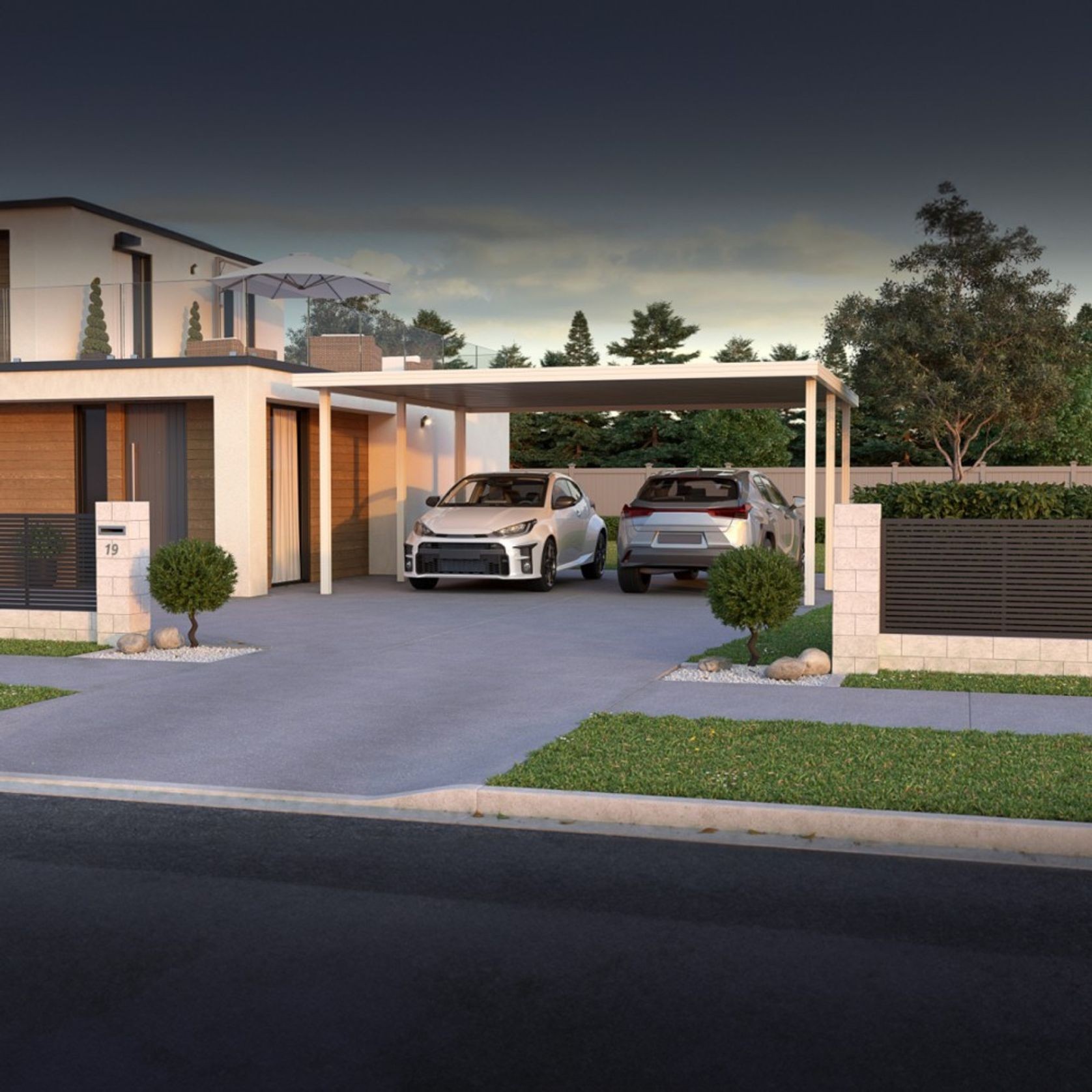 Double Carport 7250(D) x 6000(W)mm gallery detail image