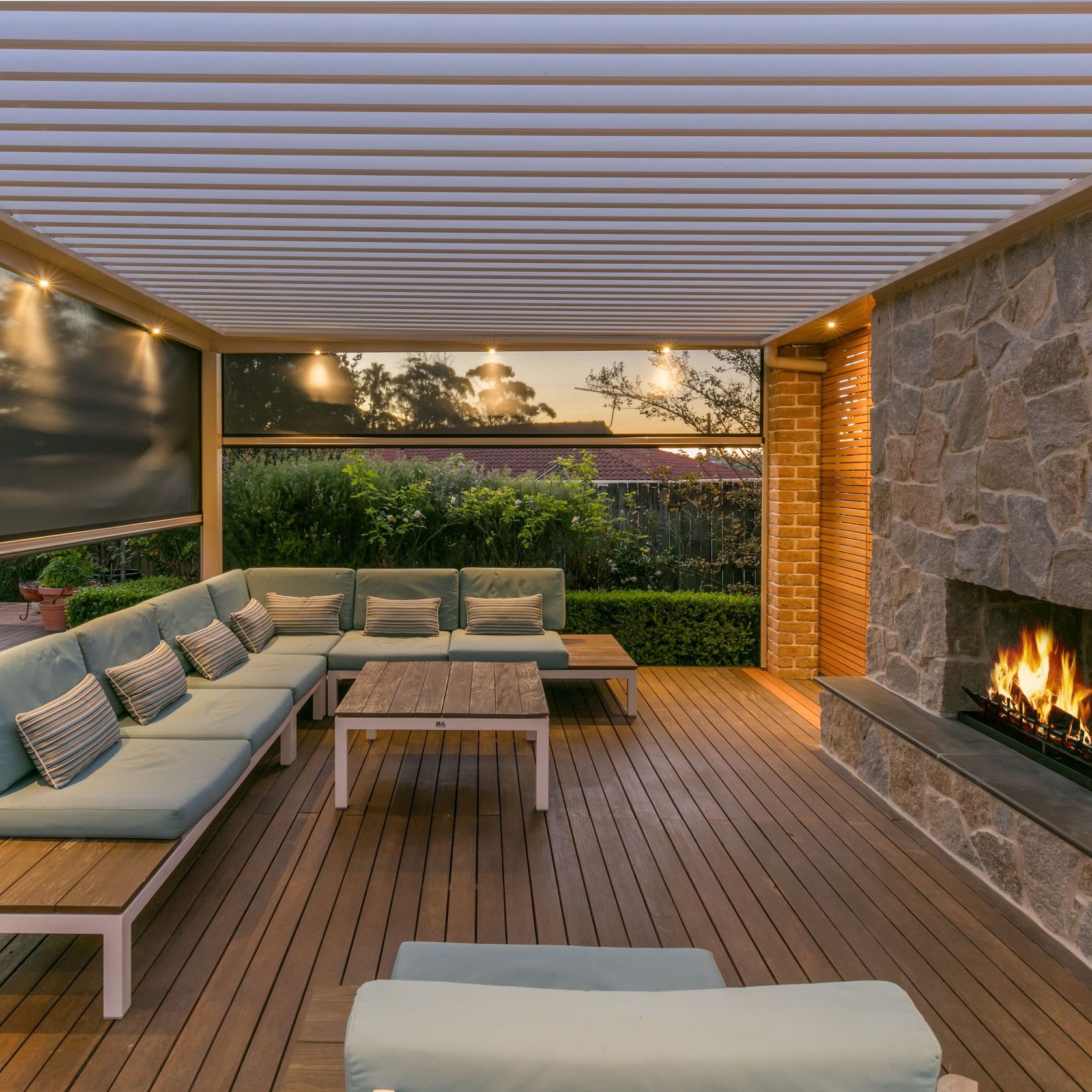 Opening Louvre Roof Systems gallery detail image