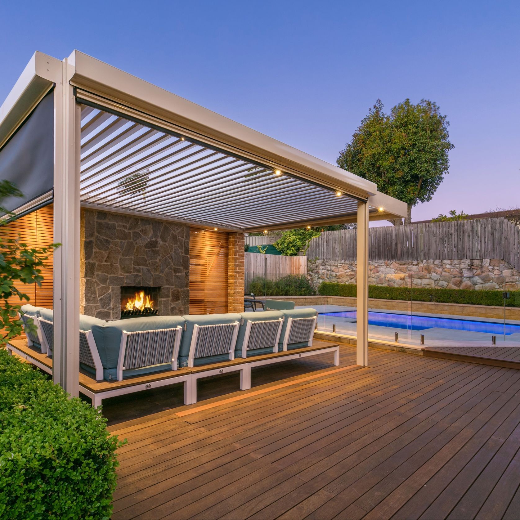 Opening Louvre Roof Systems gallery detail image