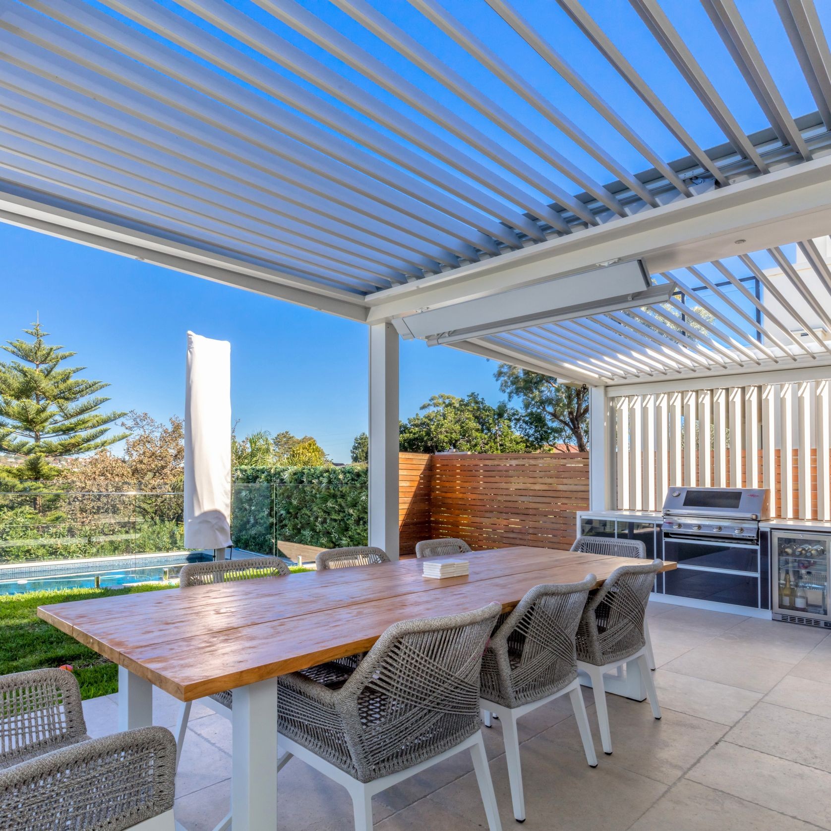 Opening Louvre Roof Systems gallery detail image