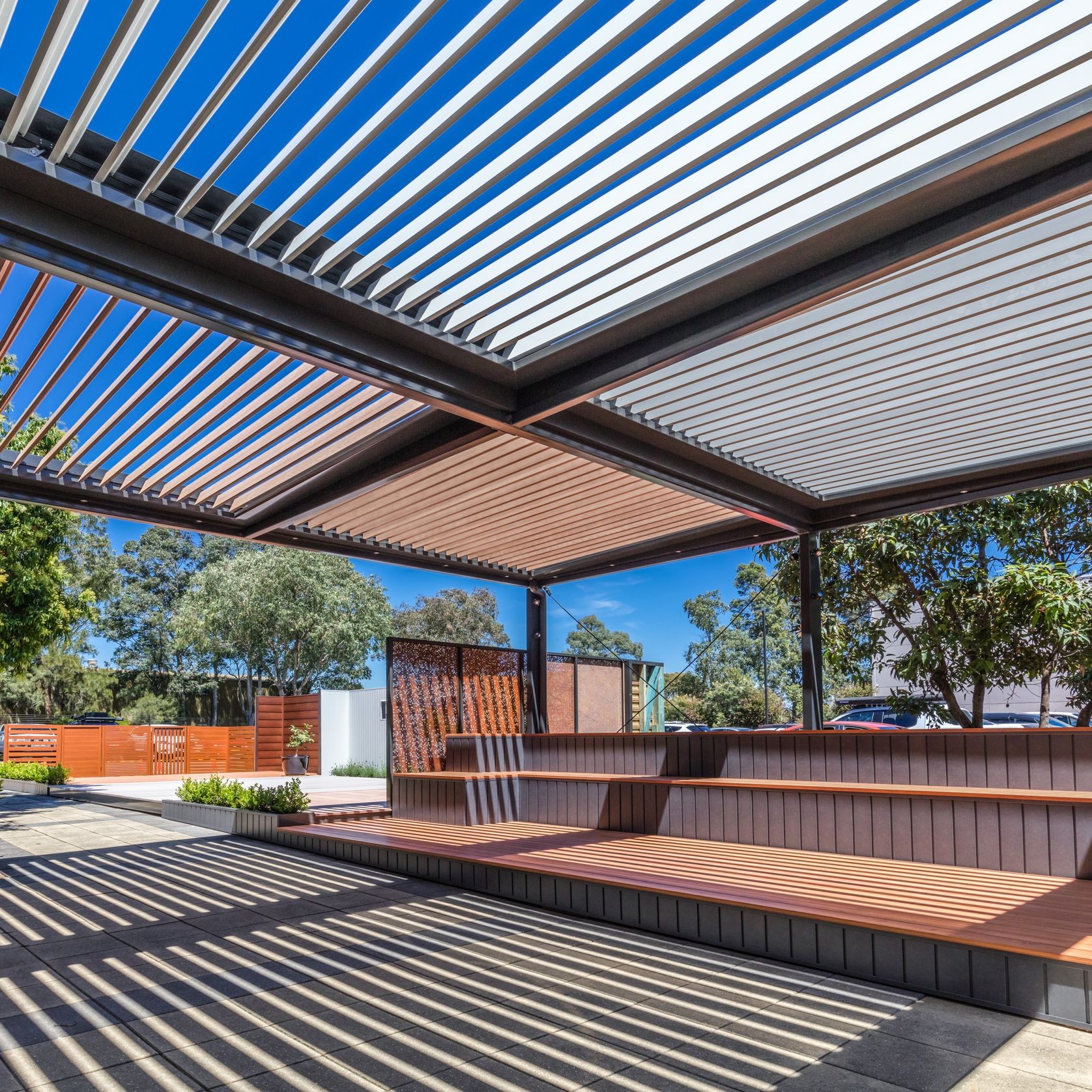Opening Louvre Roof Systems gallery detail image