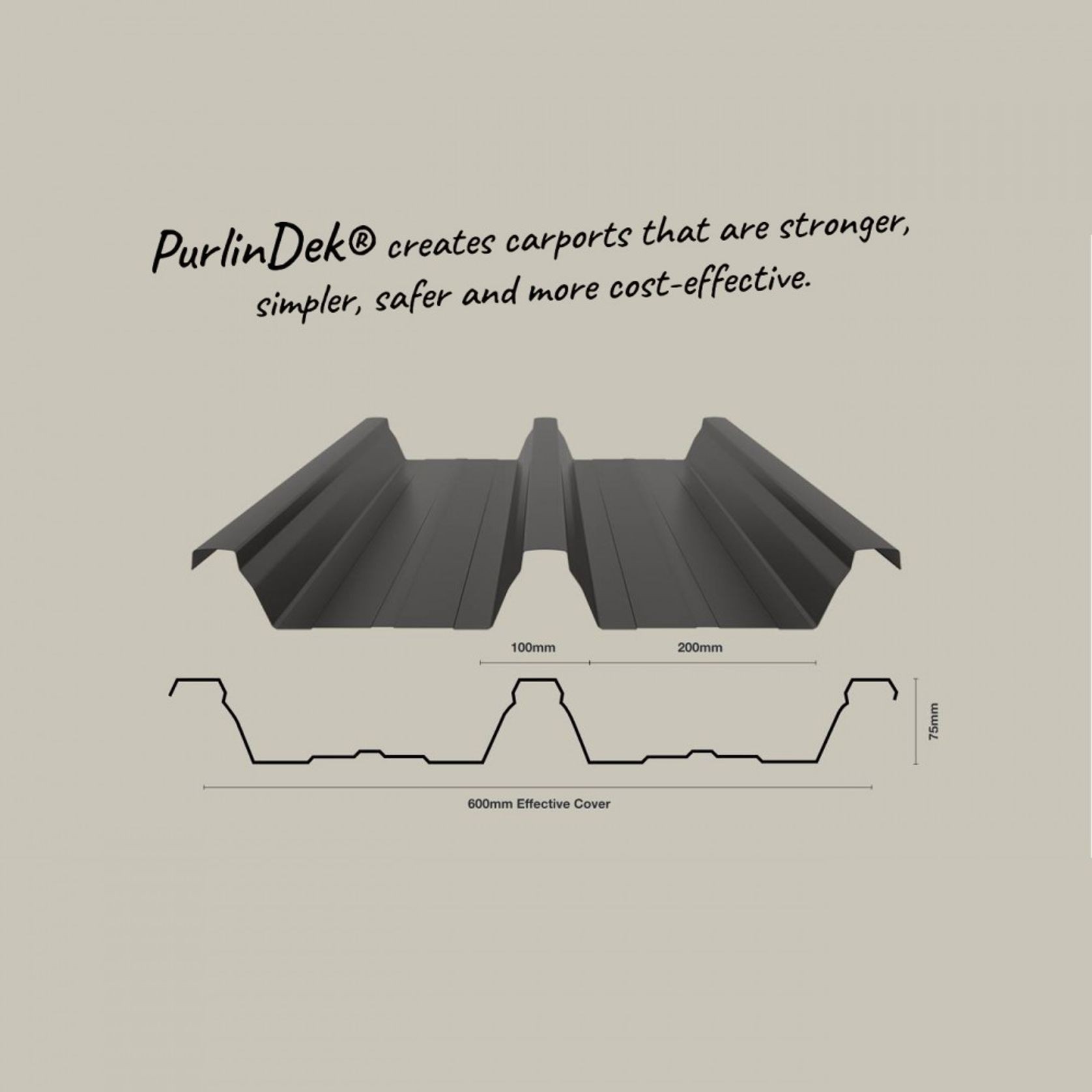 Single Carport 7250(D) x 3000(W)mm gallery detail image