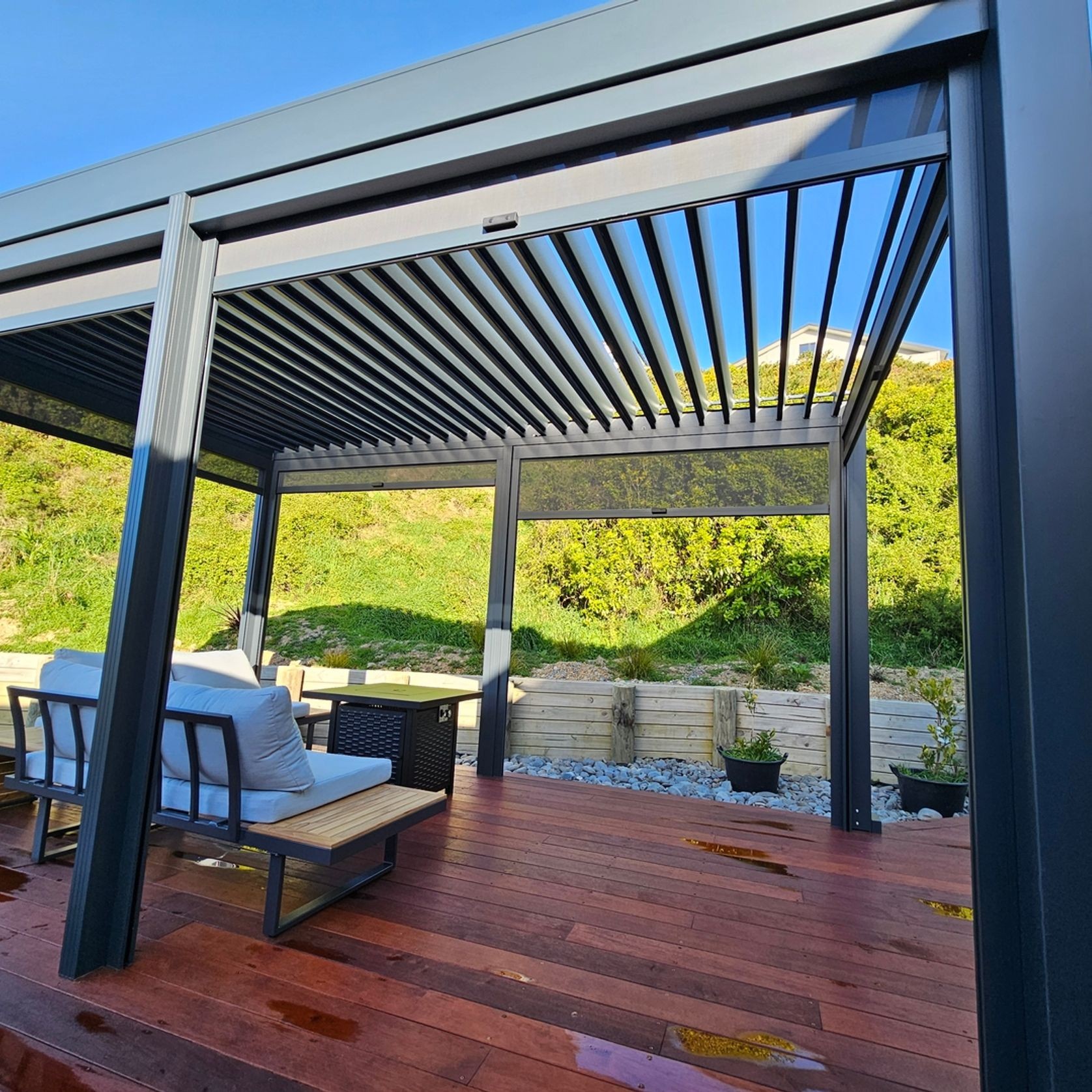 Tasman Motorised Freestanding Louvre Roof gallery detail image