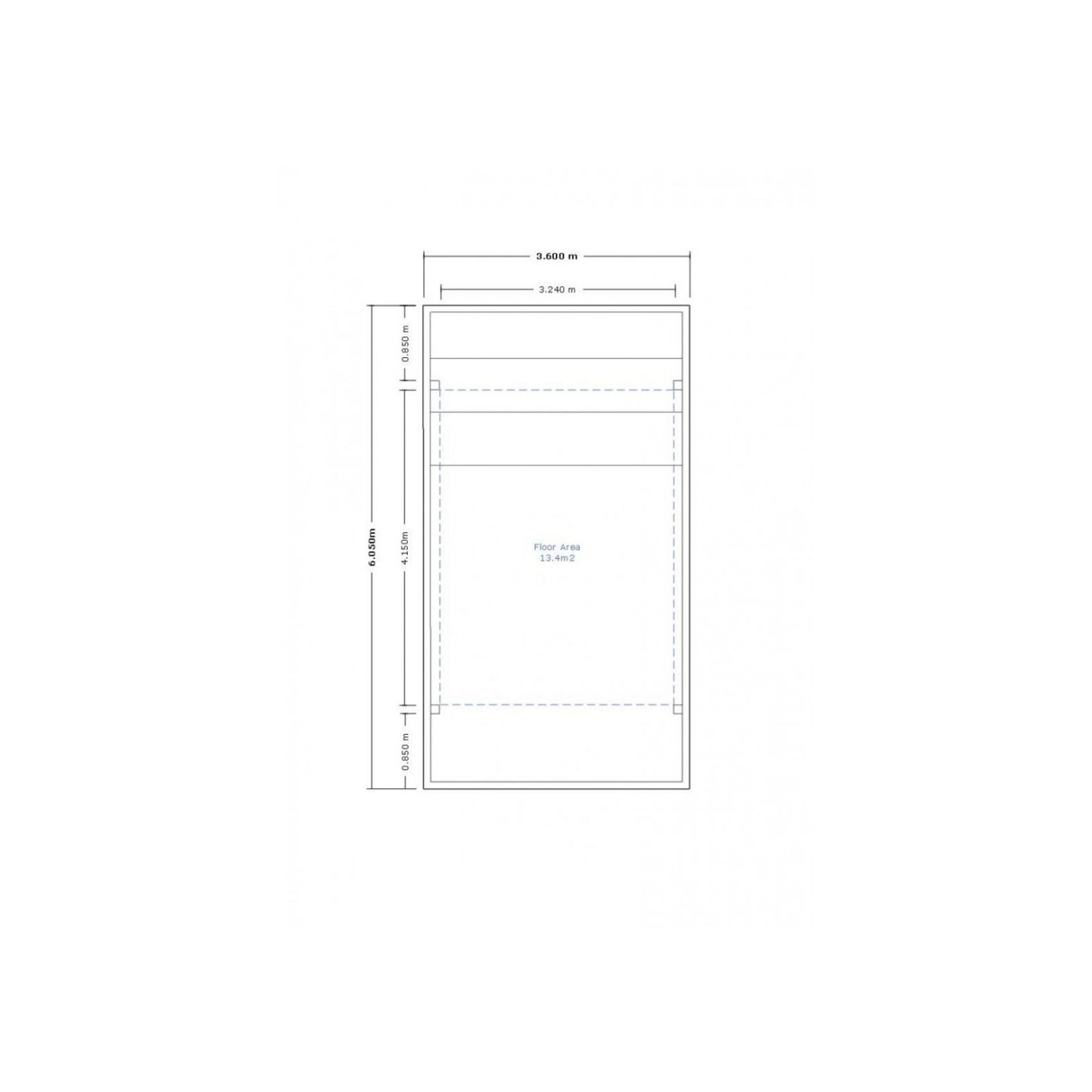 Single Carport 6050(D) x 3600(W)mm gallery detail image