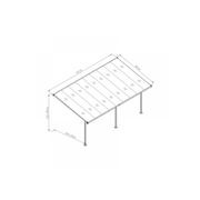 Aluminium Canopy Patio Cover | DTP-BW9B-AKL gallery detail image