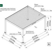 Tasman Motorised Freestanding Louvre Roof gallery detail image