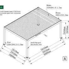 Tasman Motorised Freestanding Louvre Roof gallery detail image