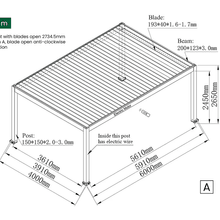 Tasman Motorised Freestanding Louvre Roof gallery detail image