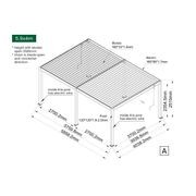 Caspian Manual Freestanding Louvre Roof gallery detail image