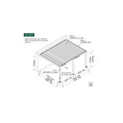 Caribbean Motorised Wall Mounted Louvre Roof Aluminium Pergola gallery detail image
