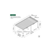 Caribbean Motorised Wall Mounted Louvre Roof Aluminium Pergola gallery detail image