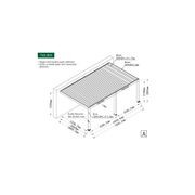 Caribbean Motorised Wall Mounted Louvre Roof Aluminium Pergola gallery detail image