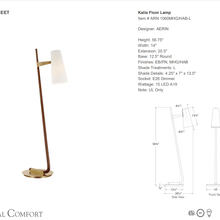 AERIN - Katia Floor Lamp gallery detail image