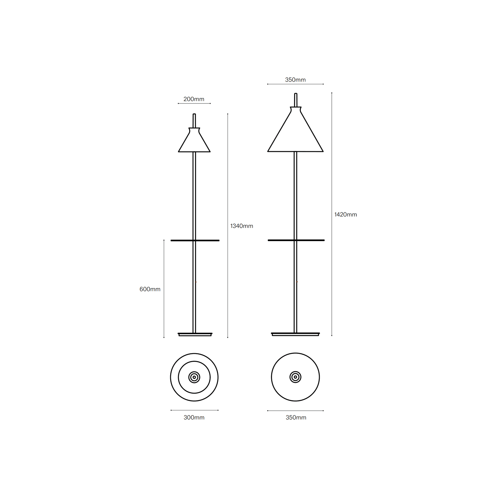 Totana Clay Floor Lamp gallery detail image