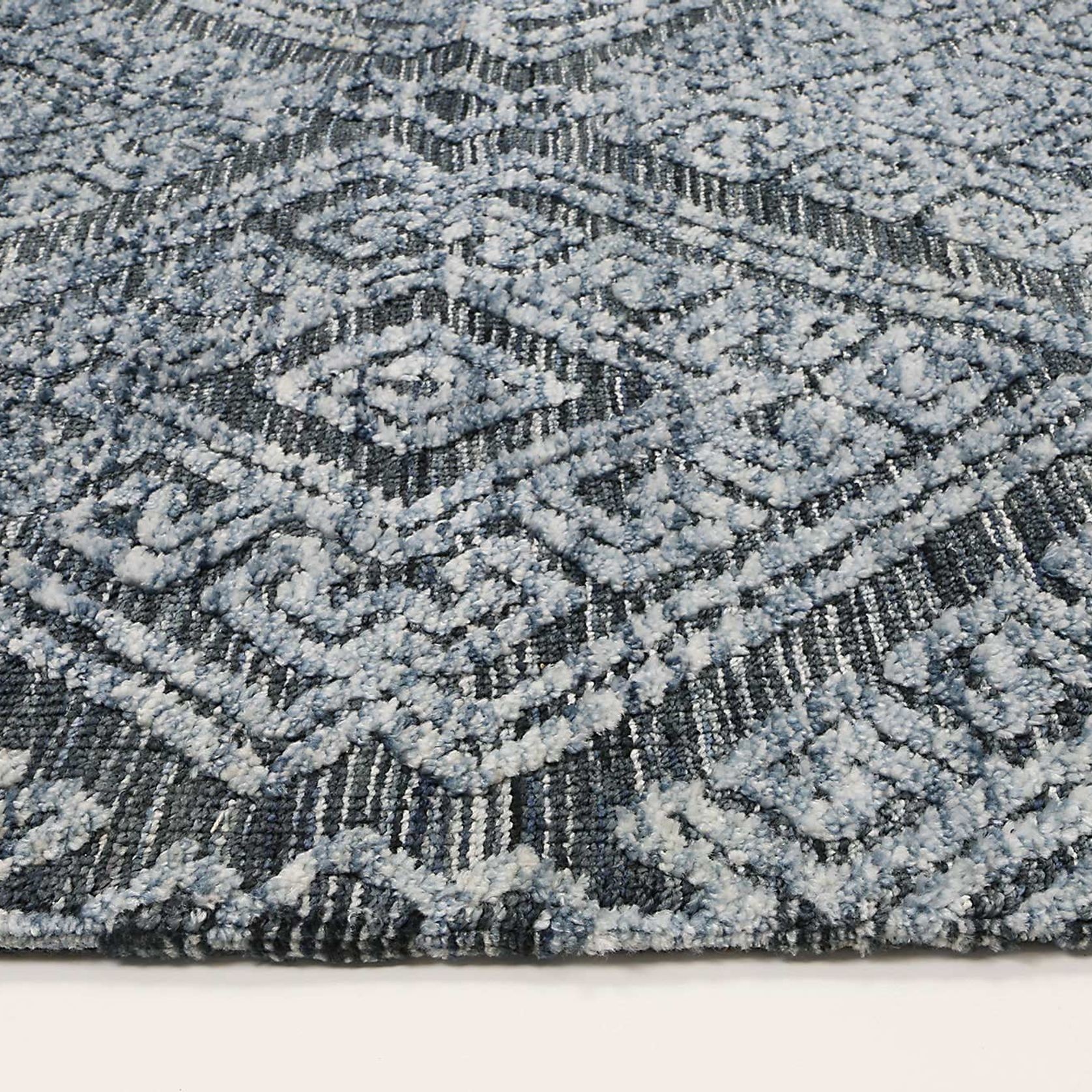 Alayah Diamond Denim Rug gallery detail image