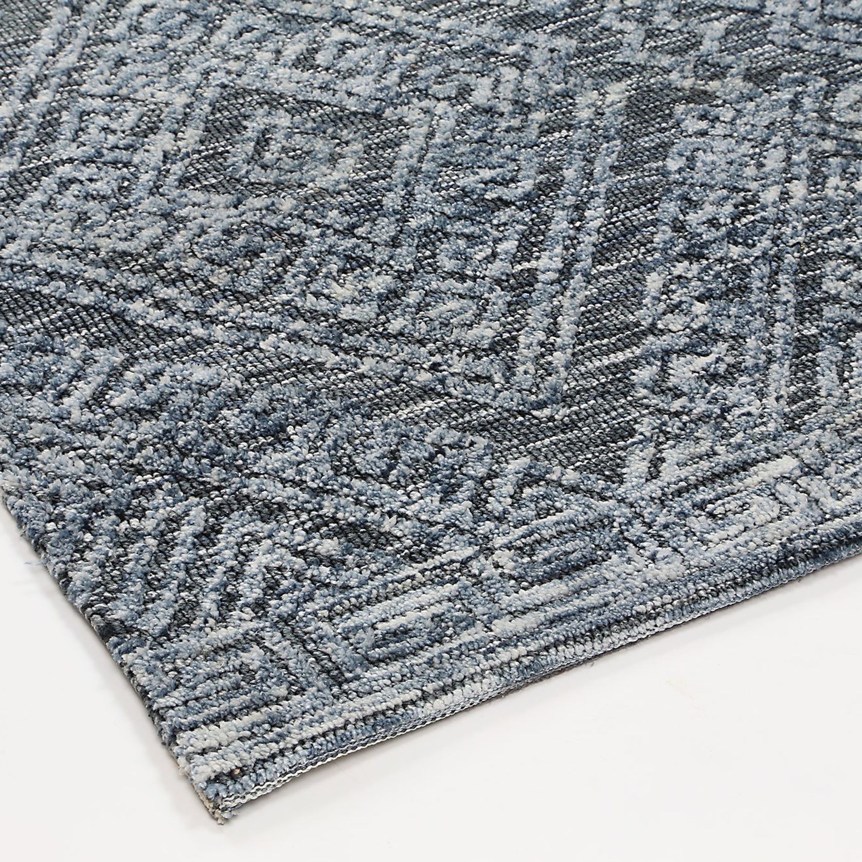 Alayah Diamond Denim Rug gallery detail image