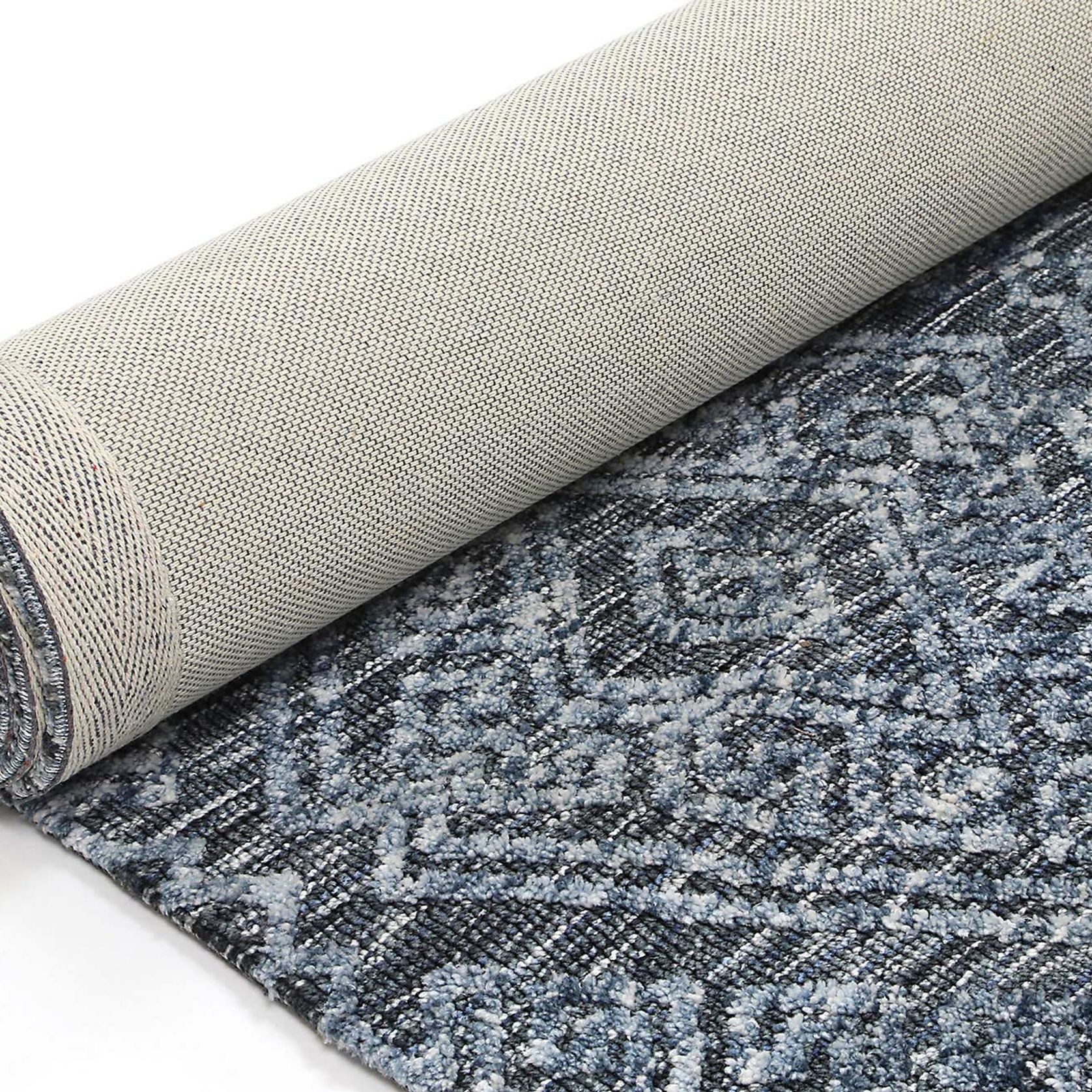 Alayah Diamond Denim Rug gallery detail image