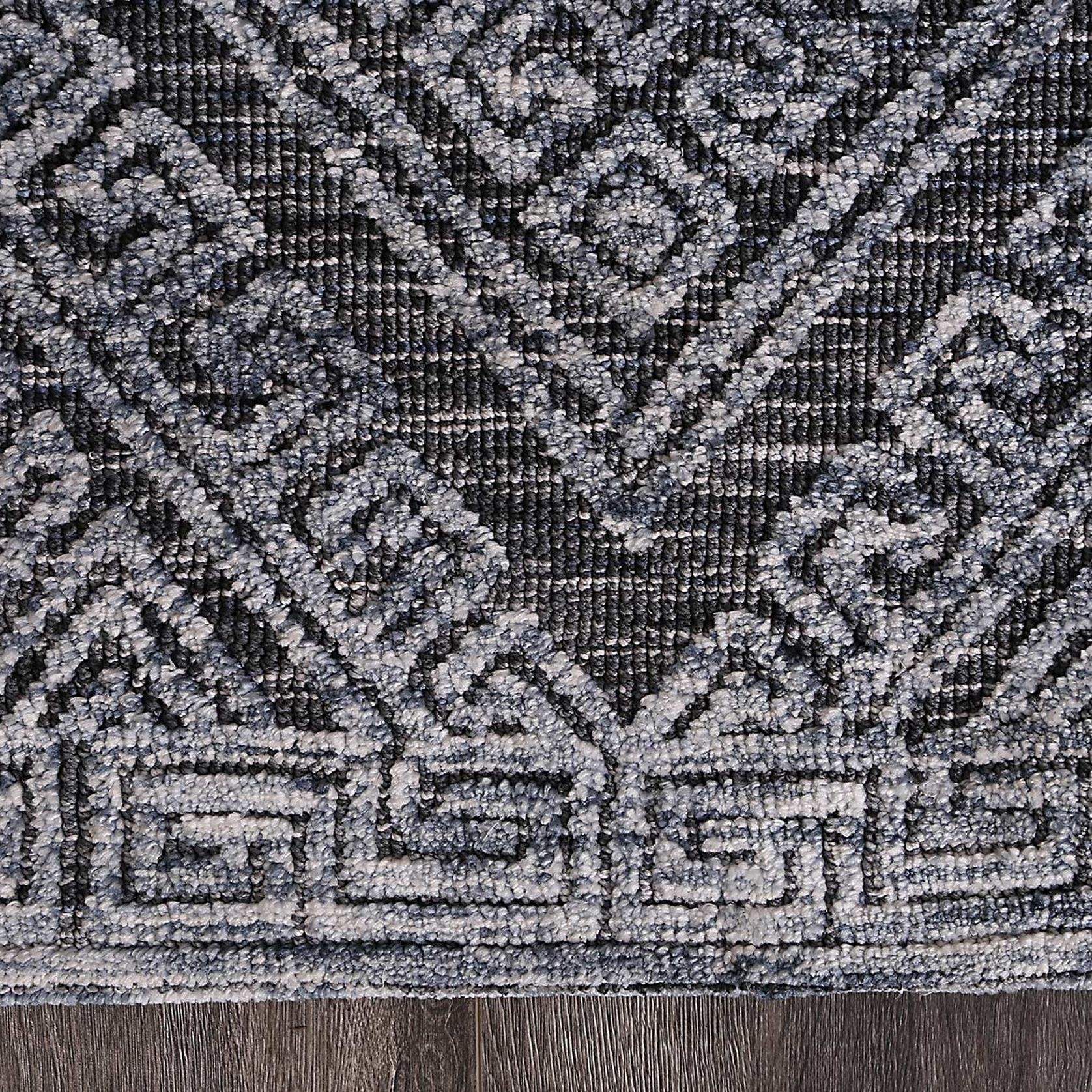 Alayah Diamond Denim Rug gallery detail image