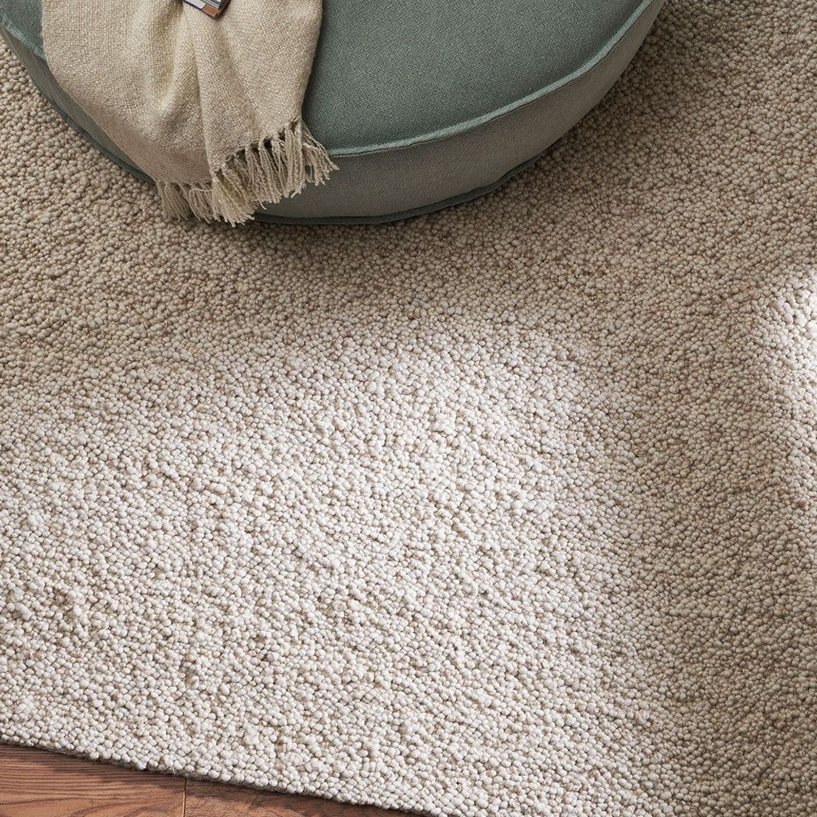 Baya Mt Somers Handwoven 100% Wool Rug - Acorn gallery detail image