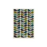 Orla Kiely Multi Stem Rug - Kingfisher | 100% Wool Designer Floor Rug gallery detail image